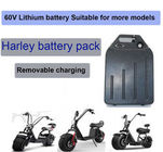 пакет литий-ионного аккумулятора 60V 12Ah для мотоцикла скутера Harley